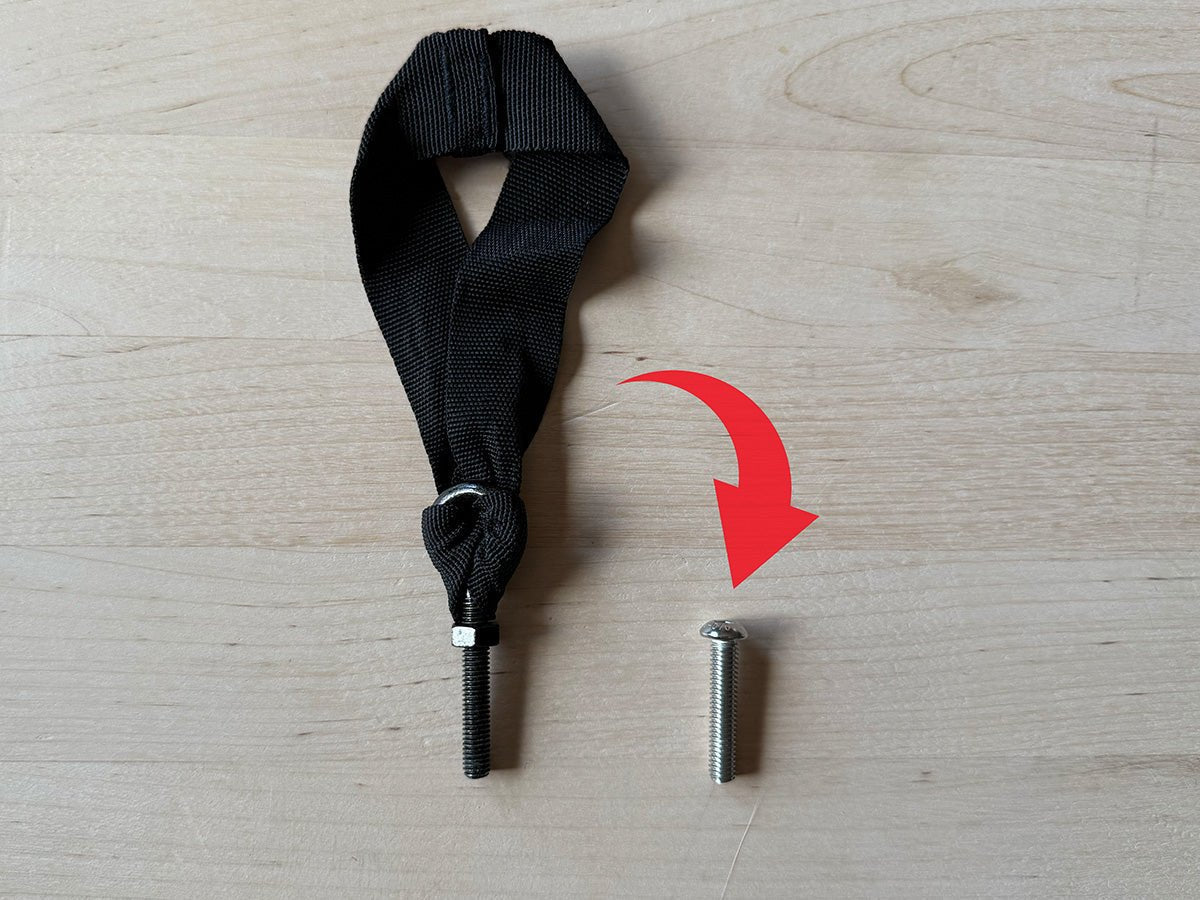 GUIDE: Byt ut toppöglan mot en skruv på ditt bastutält - Hott Sauna