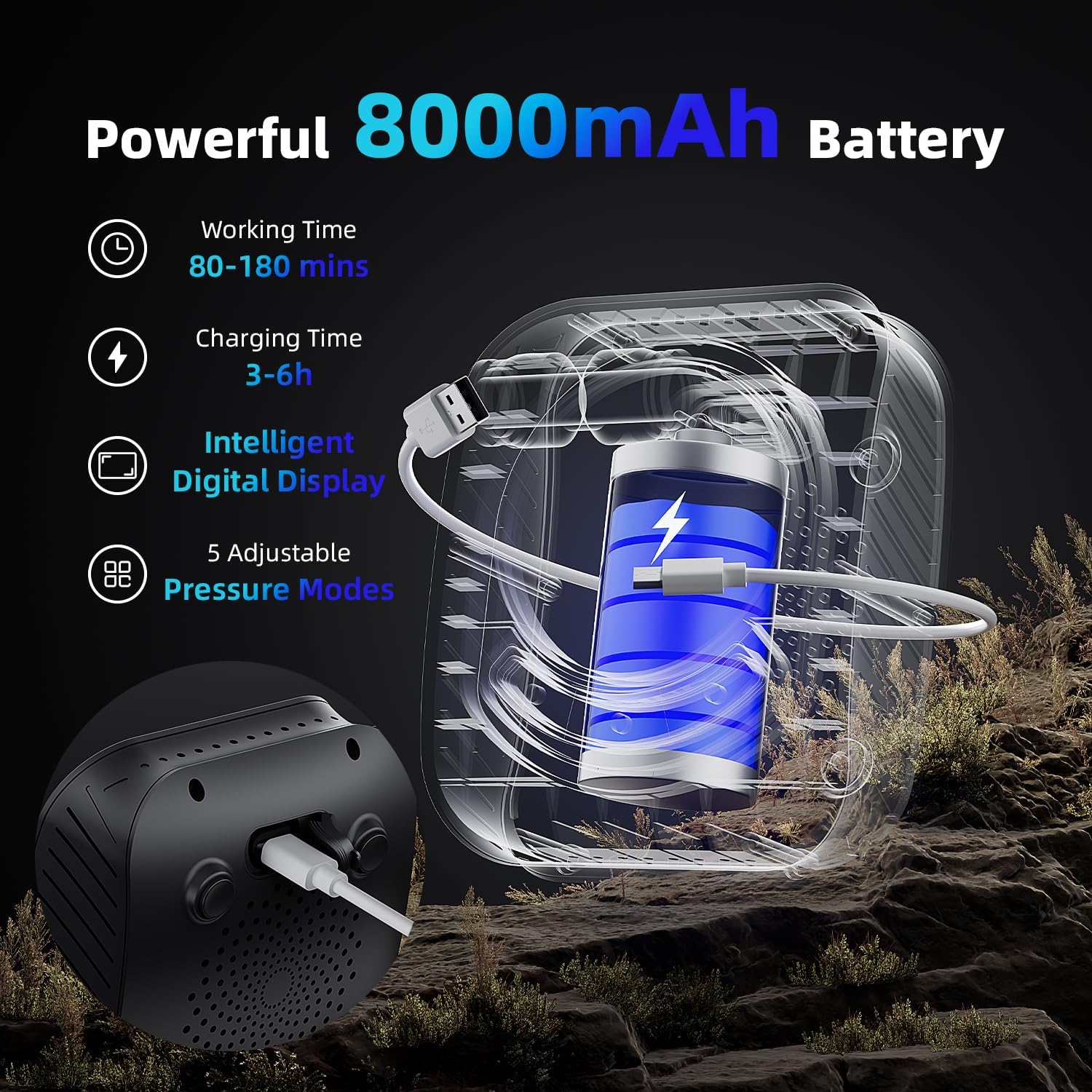 Portable shower with bucket