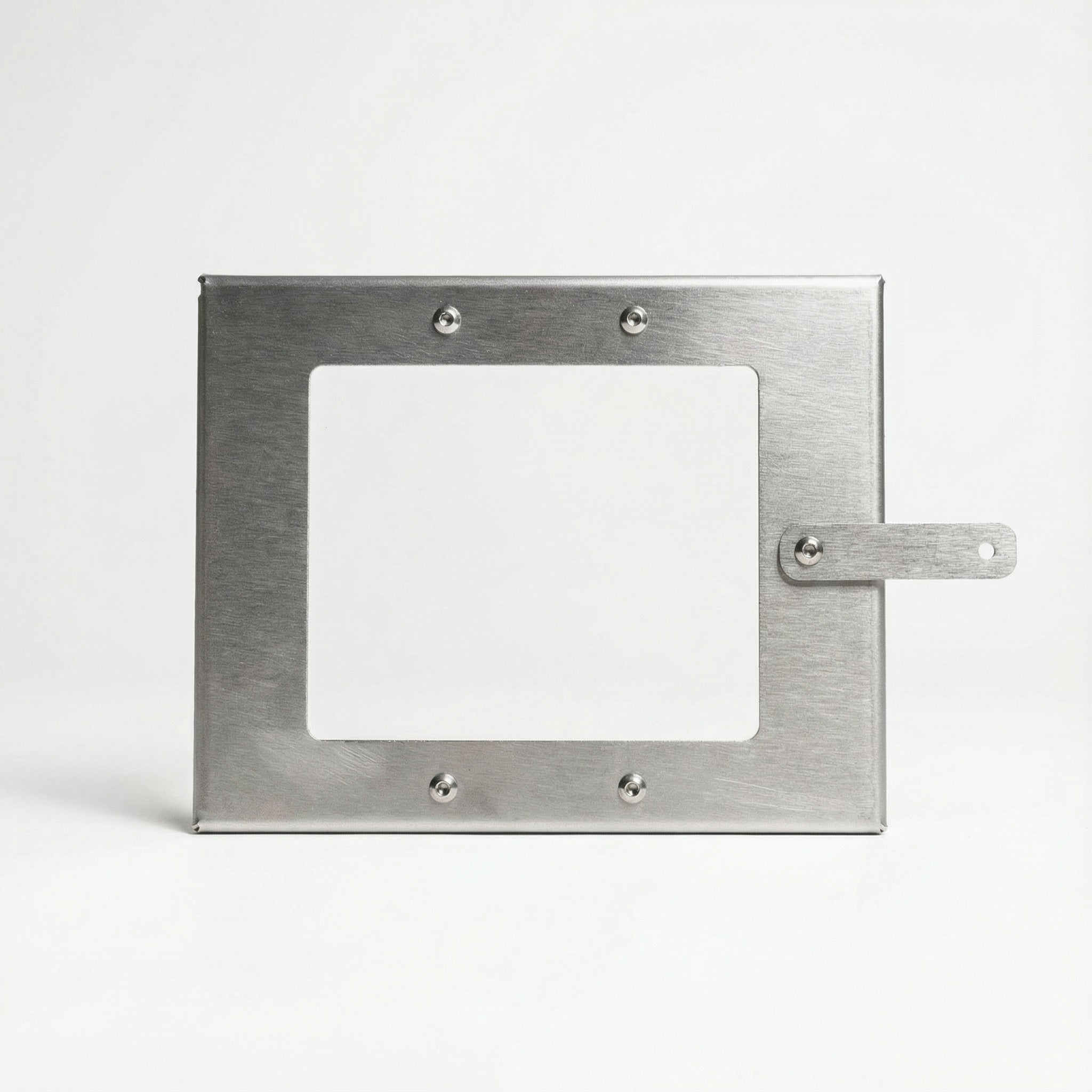 Dør med glassrute til peis