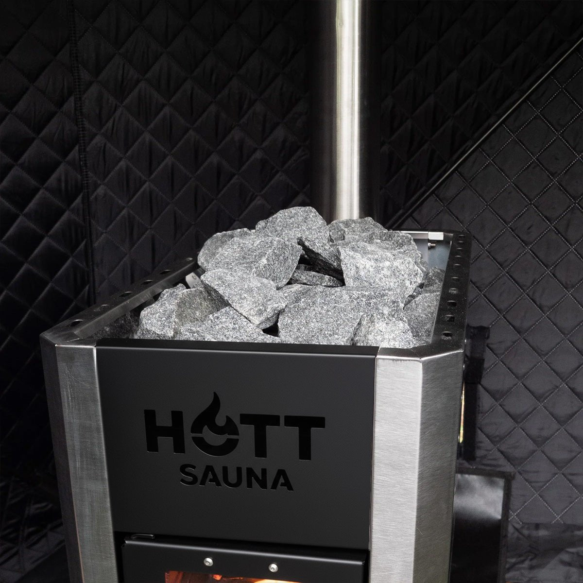 Bastukamin ❘ The Beast ❘ Inkl. bärväska - Hott Sauna - Sauna tent - Bastutält