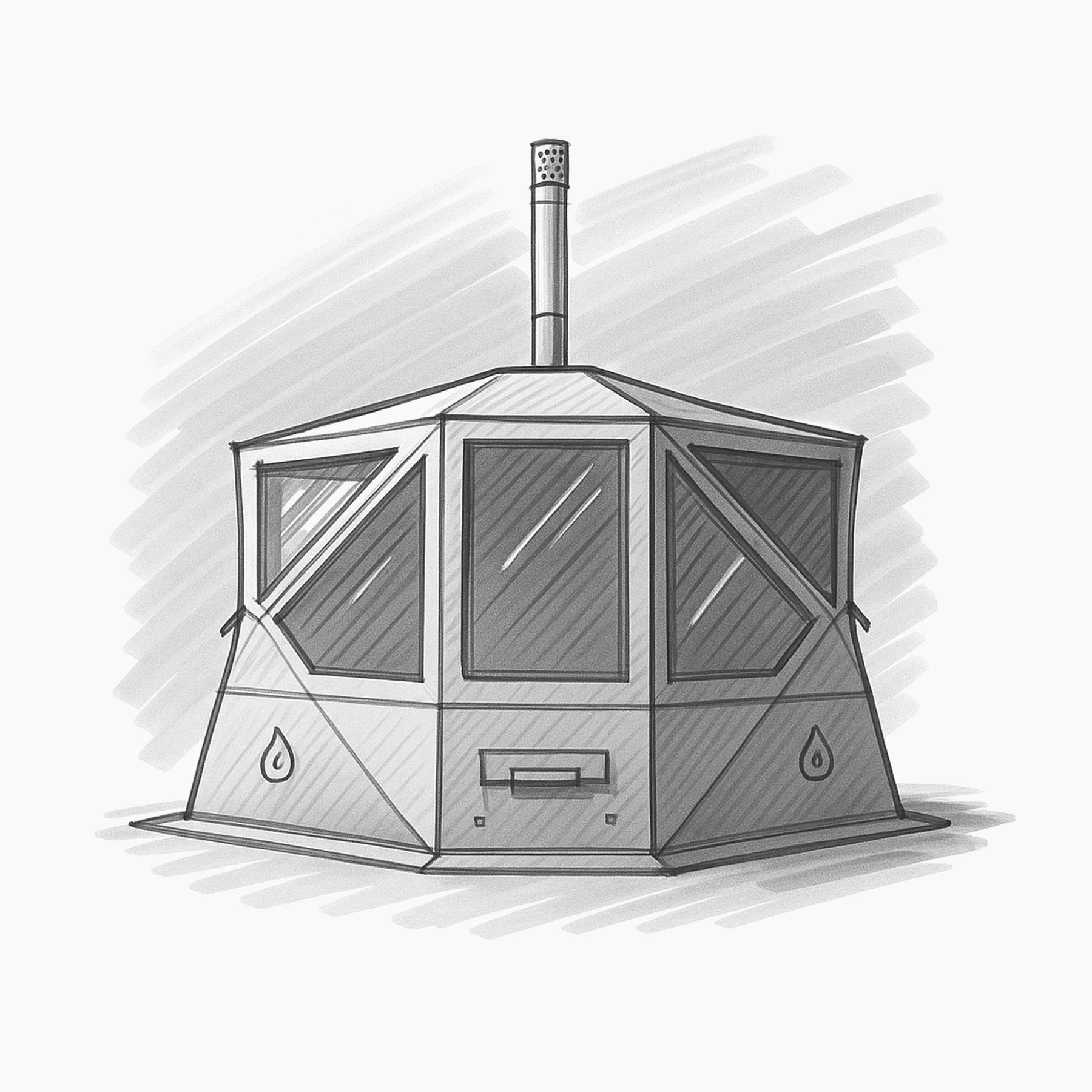 Bastutält Flamman - Hott Sauna - Sauna tent - Bastutält