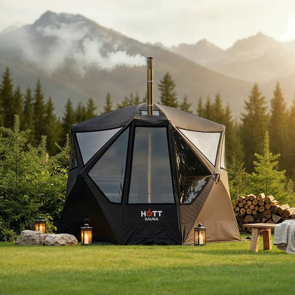 Bastutält Flamman ❘ Paket - Hott Sauna - Sauna tent - Bastutält