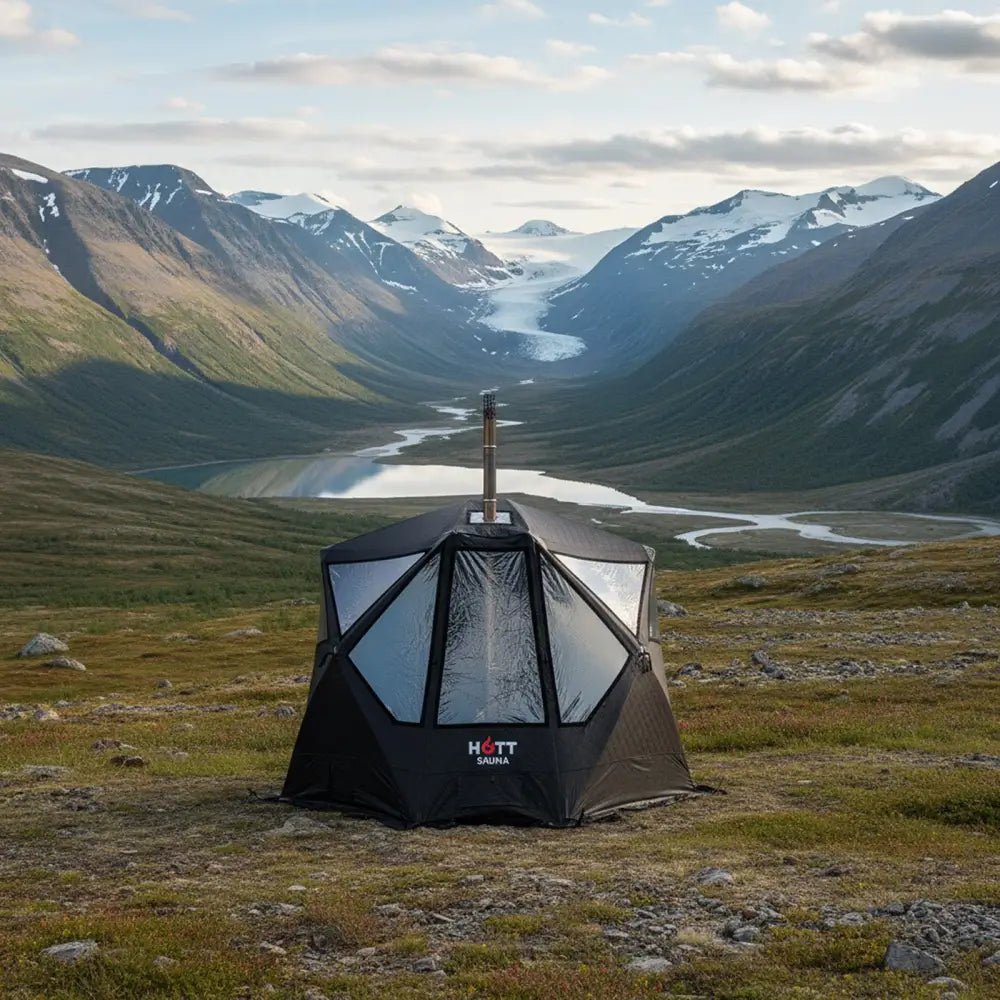 Bastutält Flamman ❘ Paket - Hott Sauna - Sauna tent - Bastutält
