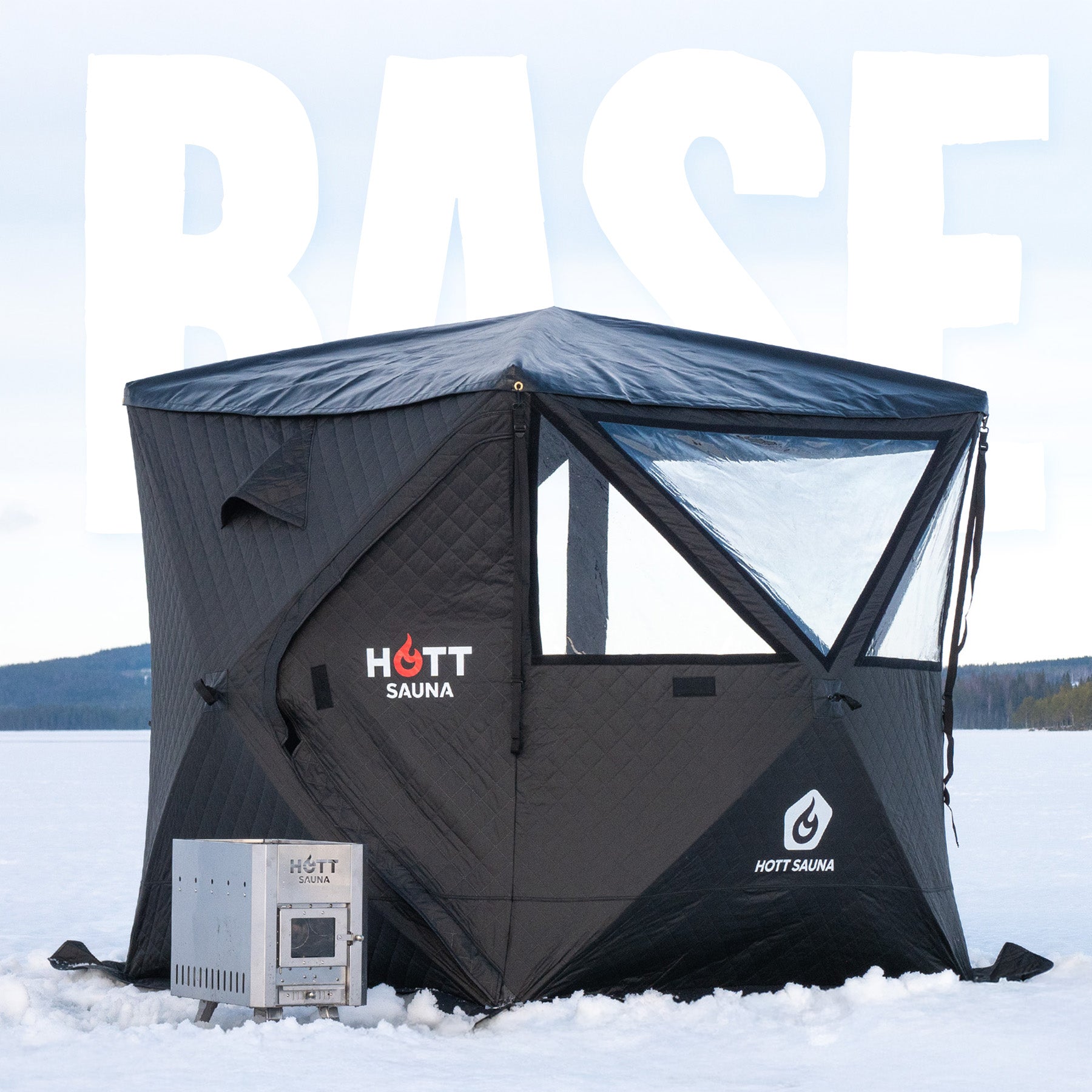 Bastutält Glöden ❘ BASE - Hott Sauna - Sauna tent - Bastutält