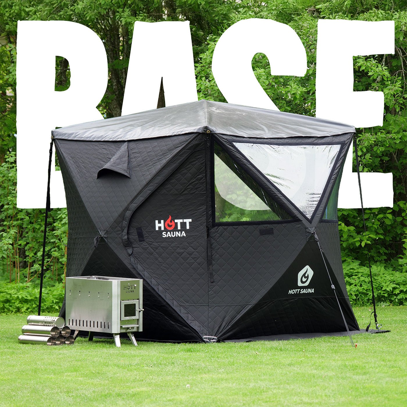 Bastutält Glöden ❘ BASE - Hott Sauna - Sauna tent - Bastutält