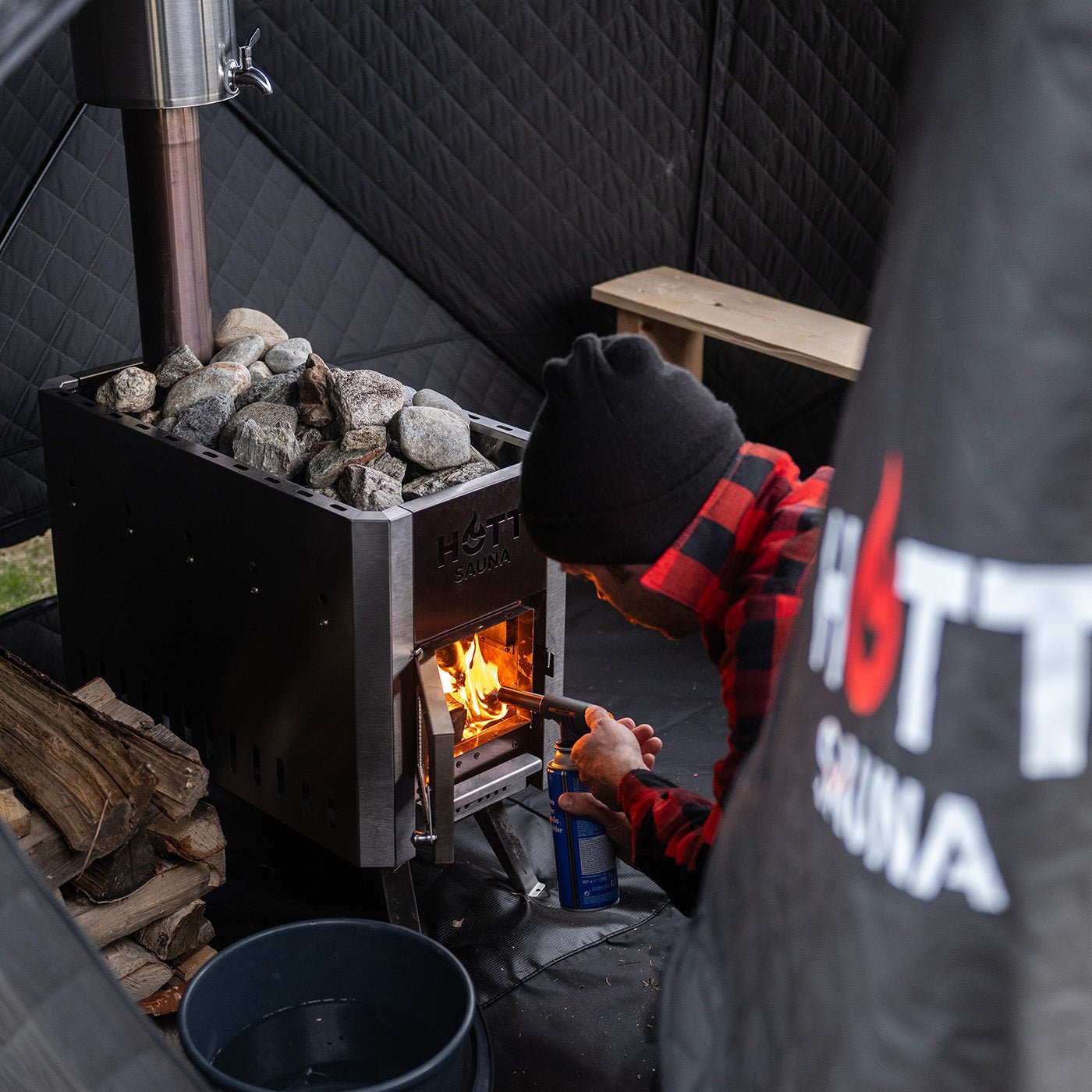 Bastutält Glöden ❘ MAX - Hott Sauna - Sauna tent - Bastutält