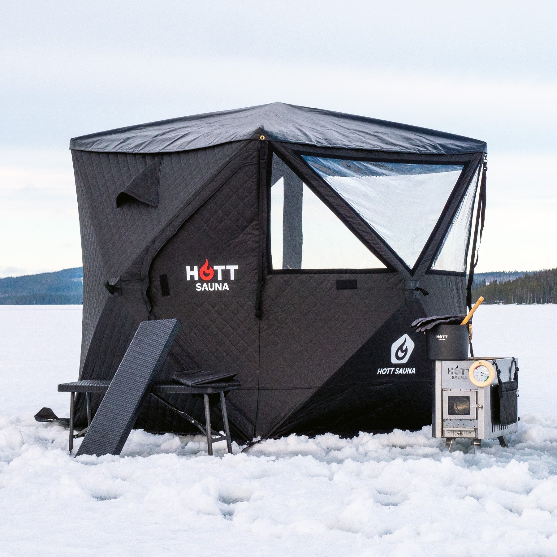 Recensionsida | Bastutält - Komplett kit - Hott Sauna - Sauna tent - Bastutält