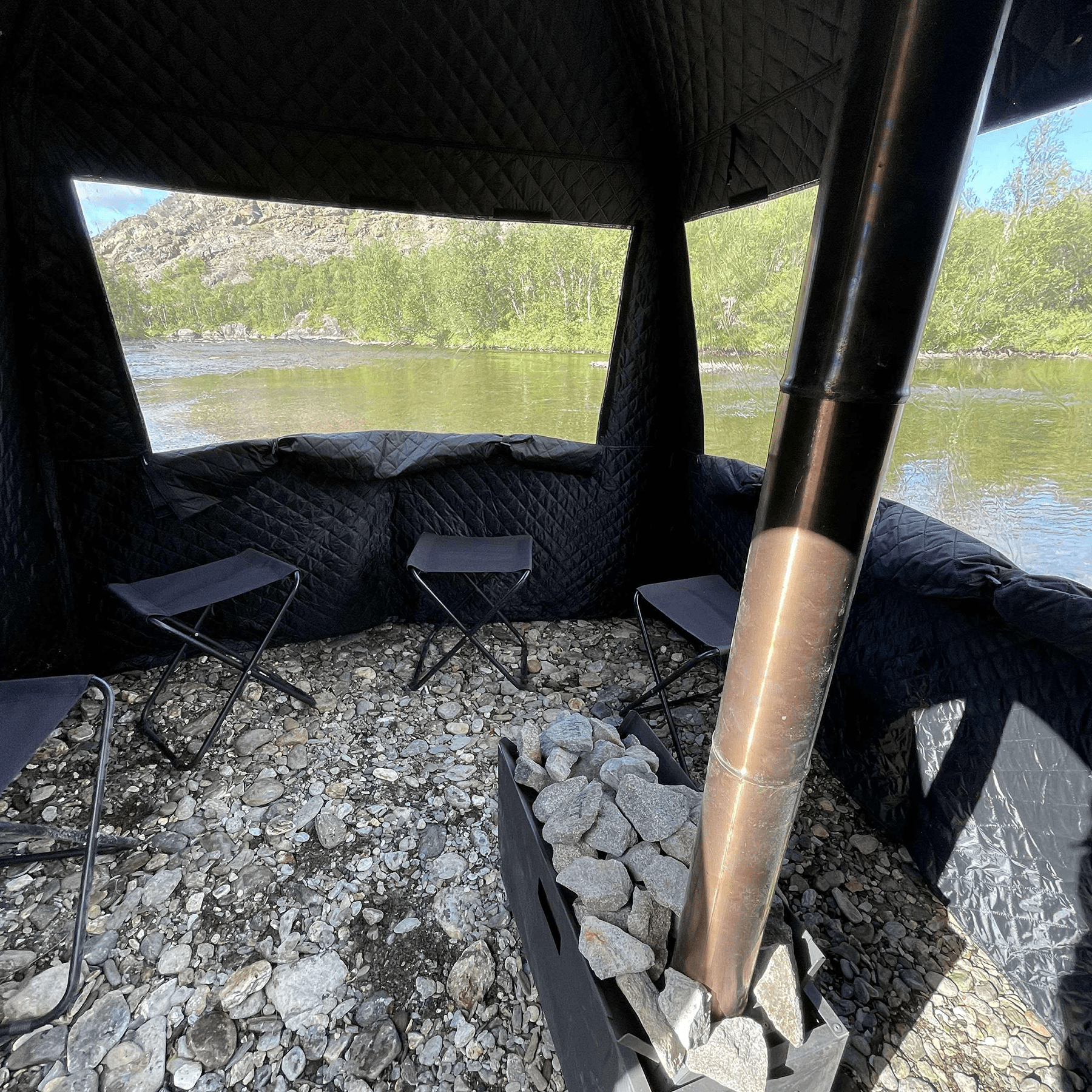 Bastutält Gnistan - Hott Sauna - Sauna tent - Bastutält