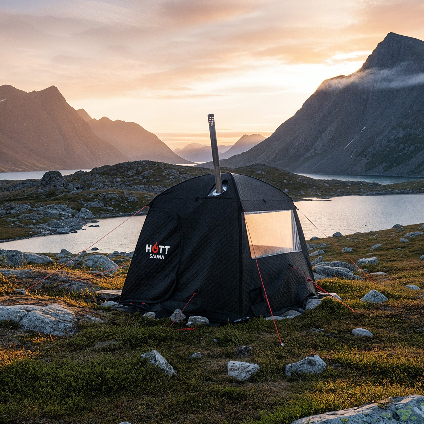 Bastutält Gnistan ❘ Paket - Hott Sauna - Sauna tent - Bastutält