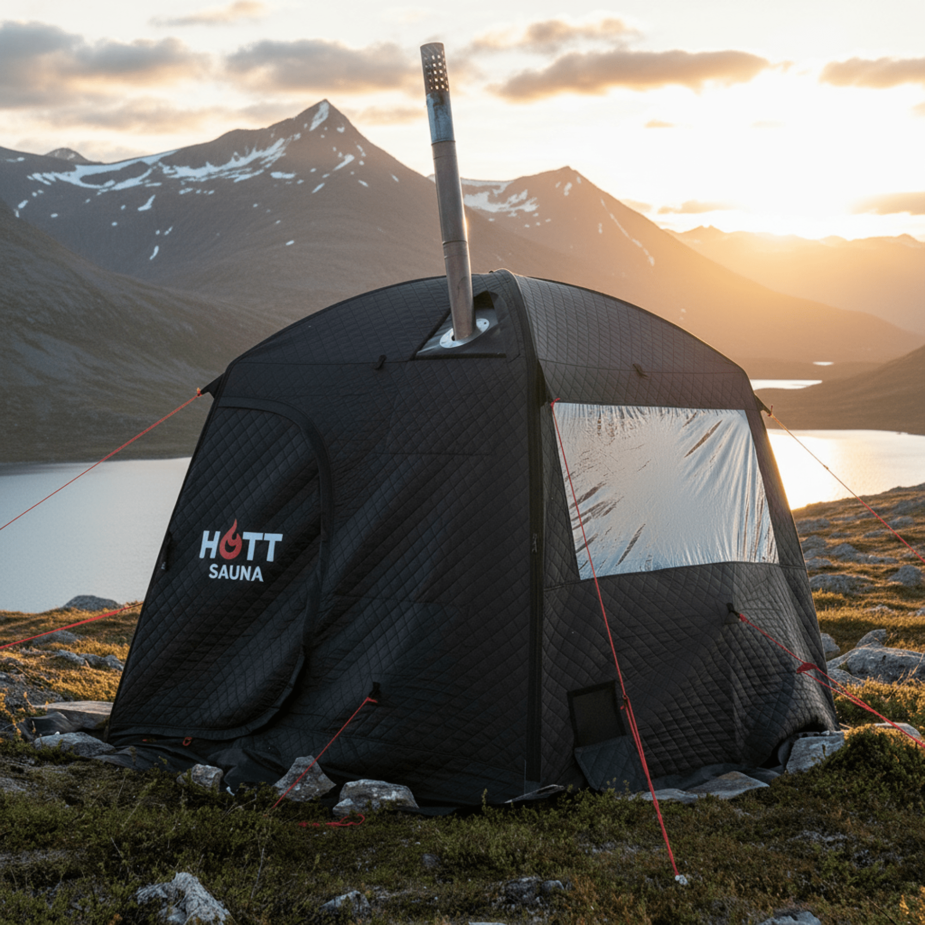 Bastutält Gnistan ❘ Paket - Hott Sauna - Sauna tent - Bastutält