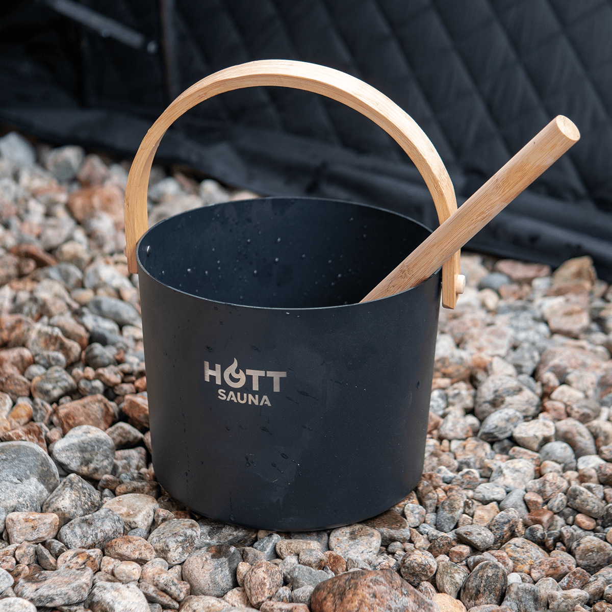 Hink och skopa - Hott Sauna - Sauna tent - Bastutält