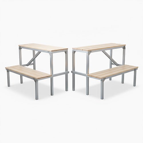 2 x 2 - nivå Bänk - Hott Sauna - Sauna tent - Bastutält