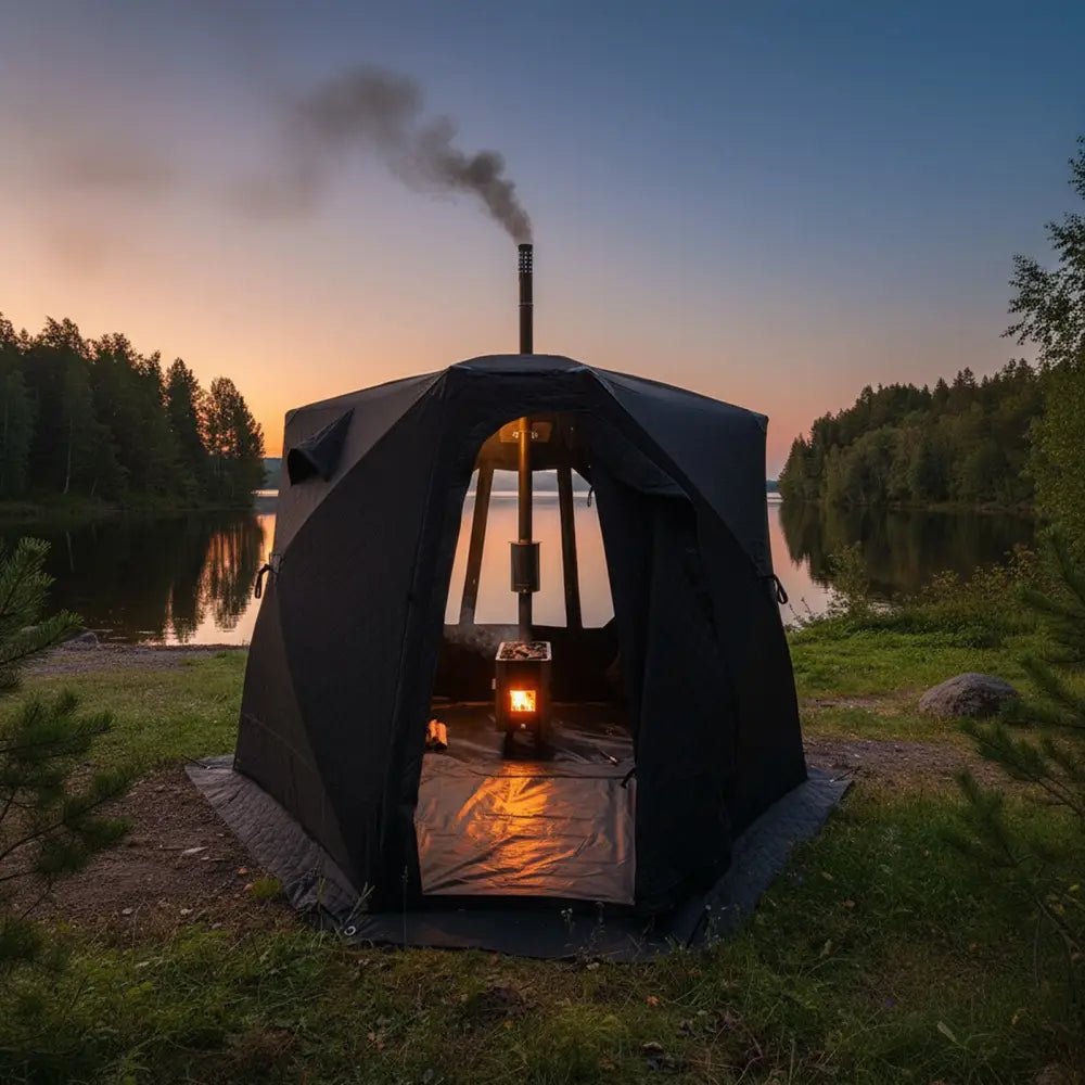 Bastutält Flamman ❘ Paket - Hott Sauna - Sauna tent - Bastutält