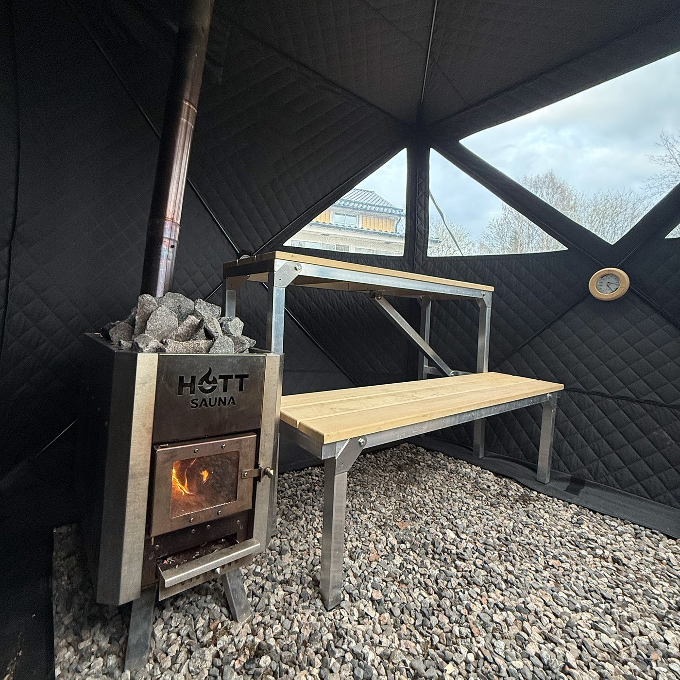 Hott Bastubänk 2 - vånings | Vikbar - Hott Sauna - Sauna tent - Bastutält